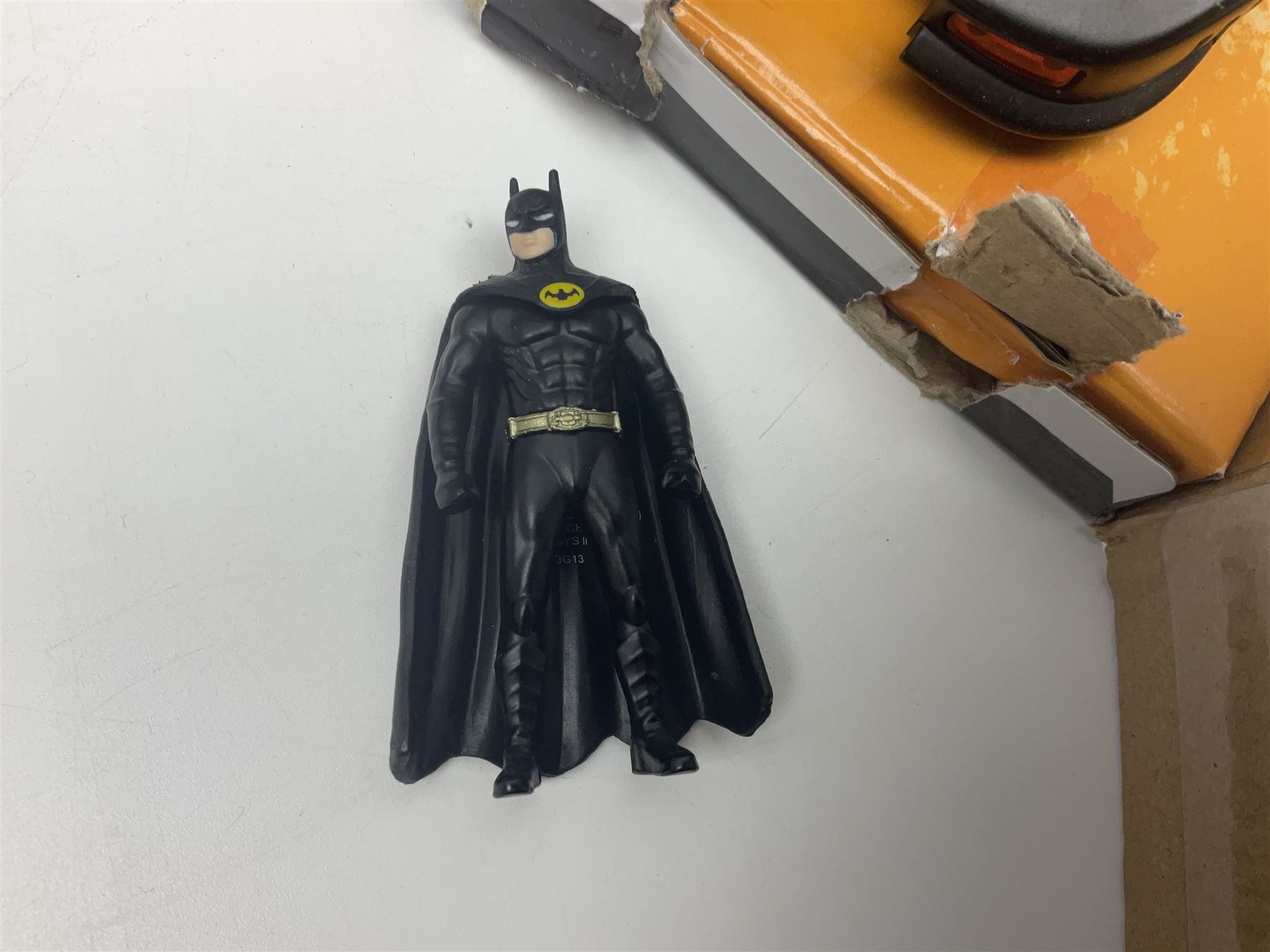 Eaglemoss Batman Universe Collector’s Bust ‘Rebirth Cowl’ with ten further Batman boxed and loose vehicles, figures and collectables to include Metals Die-Cast, Mattel, Hot Wheels etc, in two boxes