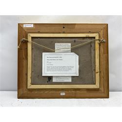 Mary Dawson Elwell (British 1874-1952): 'Thorpe Hall Rudston East Yorkshire', oil on panel signed and dated 1927, 25cm x 35cm
Provenance: East Yorkshire private collection