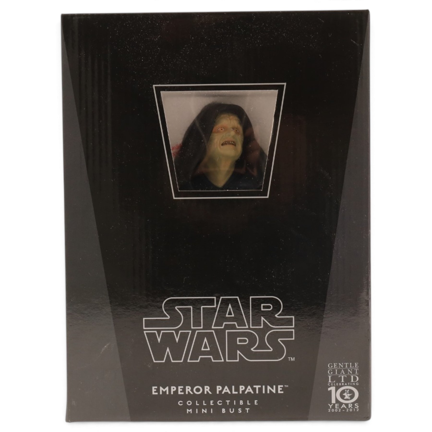 Four limited edition Gentle Giant Star Wars collectible mini busts, comprising 2013 Premier Guild Exclusive Mace Windu, Collector's Club Edition Han Solo in Stormtrooper Disguise, Revenge of the Sith Obi-Wan Kenobi and Return of the Jedi Emperor Palpatine, all boxed