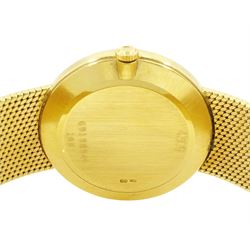 Rolex Cellini gentleman's 18ct gold manual wind wristwatch, circa 1981, Ref. 4309, Cal. 1601, case No. 6919854, silvered dial with baton hour markers, on integral 18ct gold bracelet, hallmarked