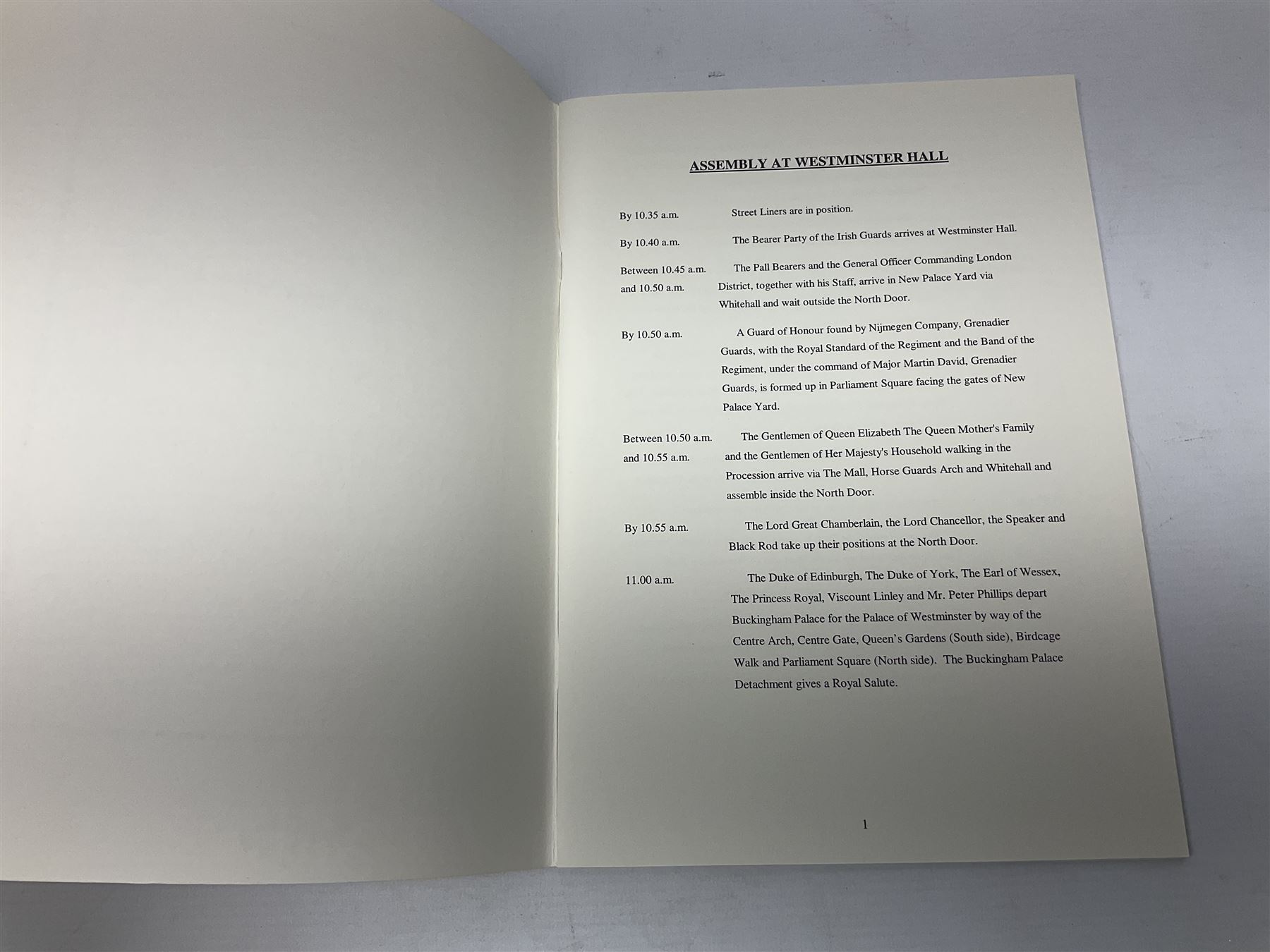 Queen's Silver Jubilee order of service for 'Ceremonial a thanks giving service at St Paul's Cathedral' and Westminster Abbey order of service for 'Funeral of Her Majesty Queen Elizabeth The Queen Mother'
