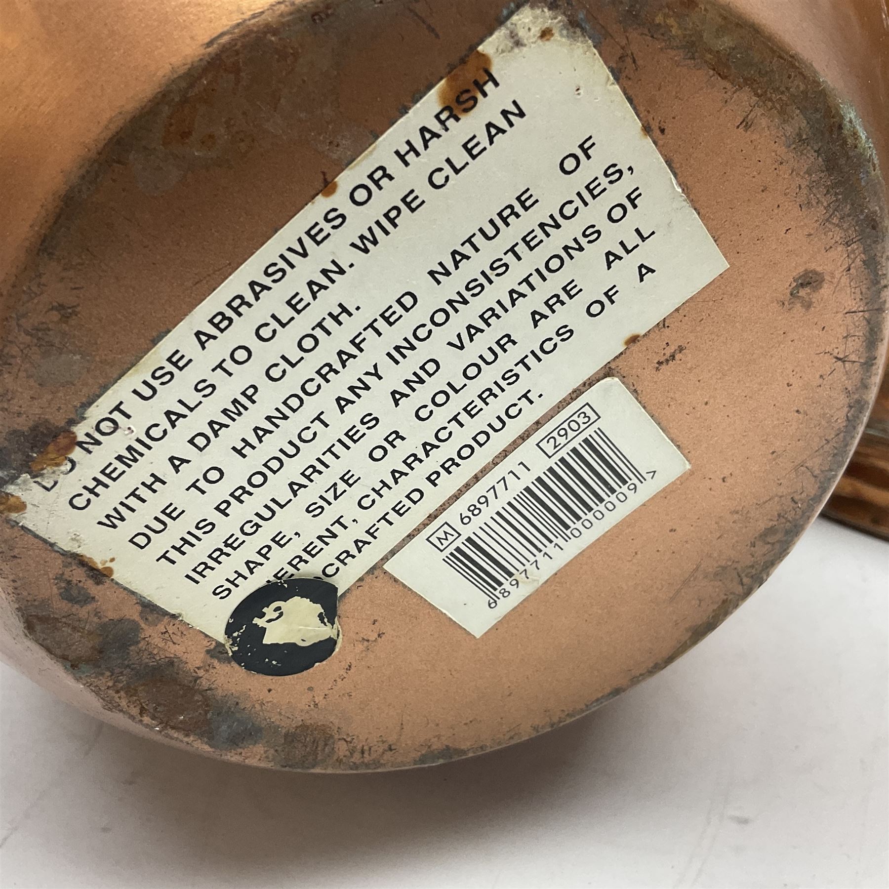 20th century brass carriage lantern, with six glass panels and eagle finial, together with a copper coal scuttle and hammered copper vase, lantern H77cm