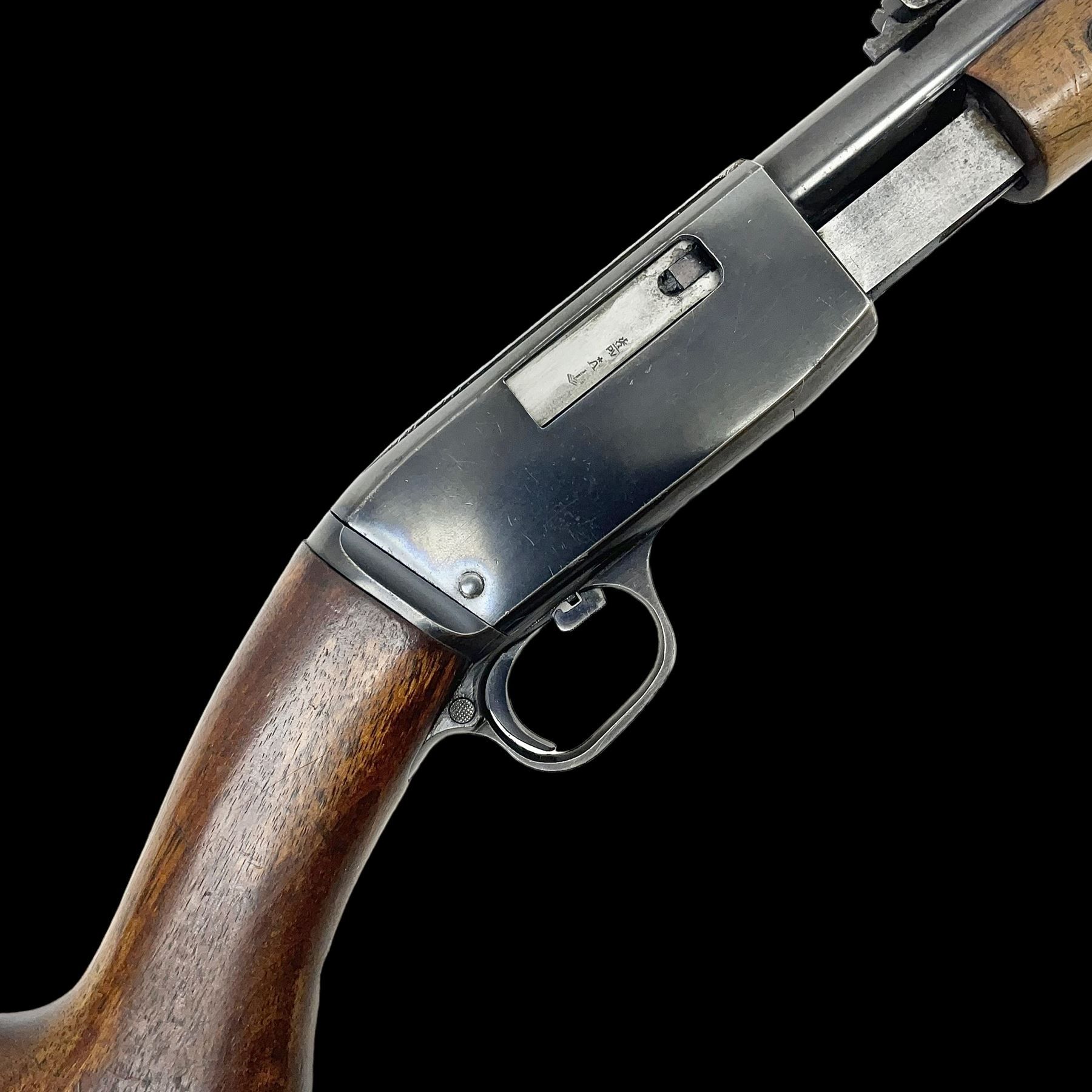 FIREARMS CERTIFICATE REQUIRED - Belgian Browning FN pump action .22 LR rifle, the 56cm(22