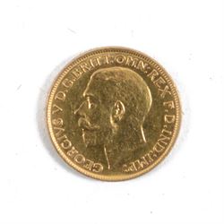 King George V 1917 gold full sovereign coin