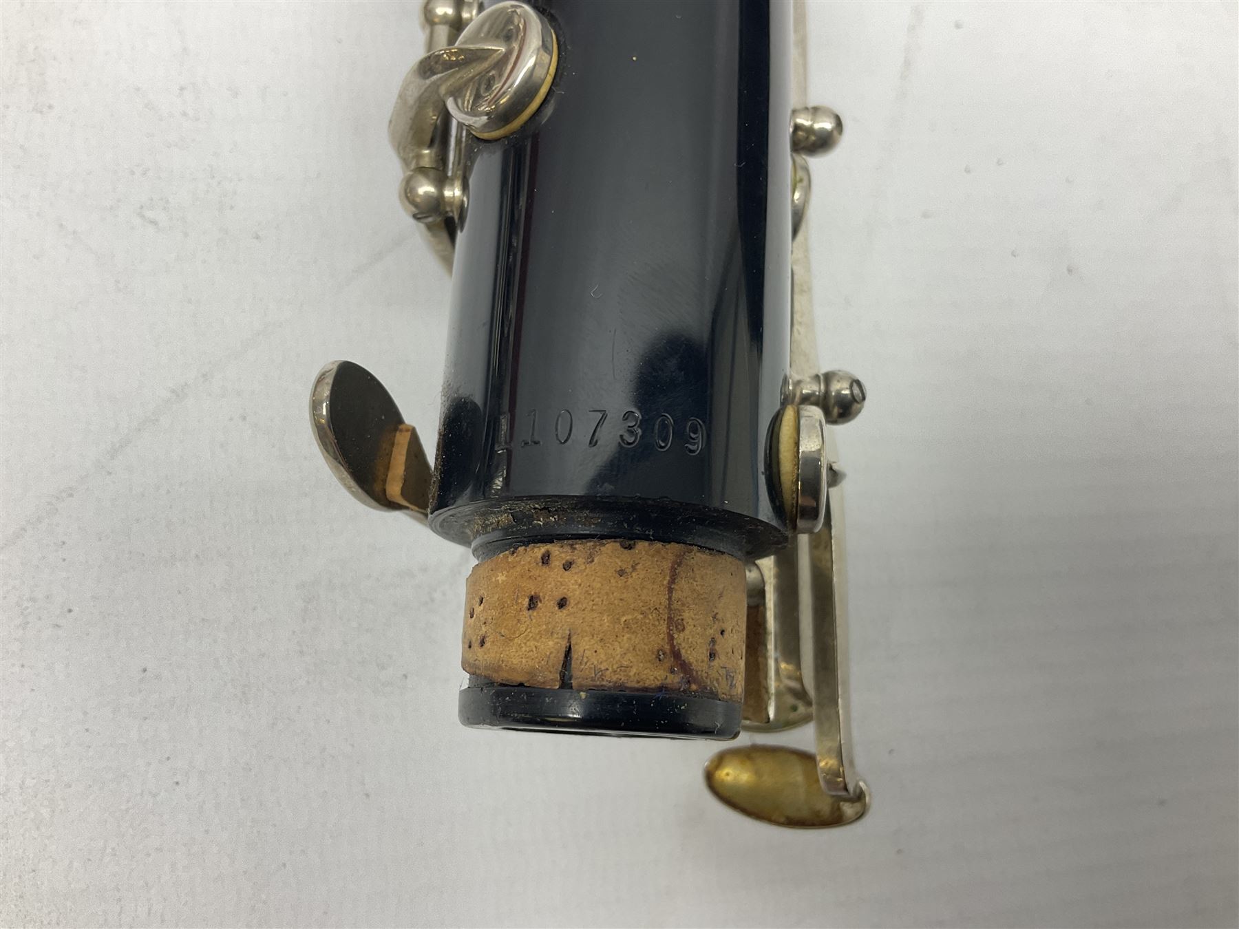 John Packer JP121 Mk.IV five-piece clarinet, serial no.12109992; in original case; and B & H 78 four-piece clarinet, serial no.1107309; cased (2)