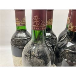 Chateau Lascombes, Margaux, comprising the years 1988, 1989, 1990, 1994 and 1995, 750ml 12.5% vol, together with Chateau Segonnes, 1993 Margaux, 750ml 12.5% vol (6)