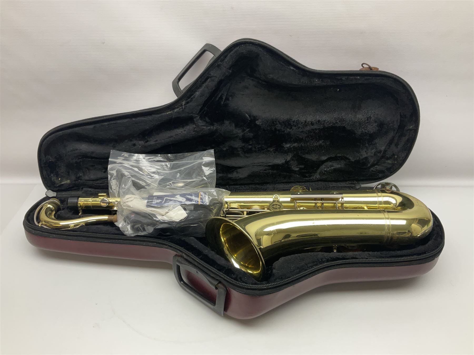 Yamaha YTS-23 tenor saxophone, serial no.021481; in fitted case with crook and accessories.