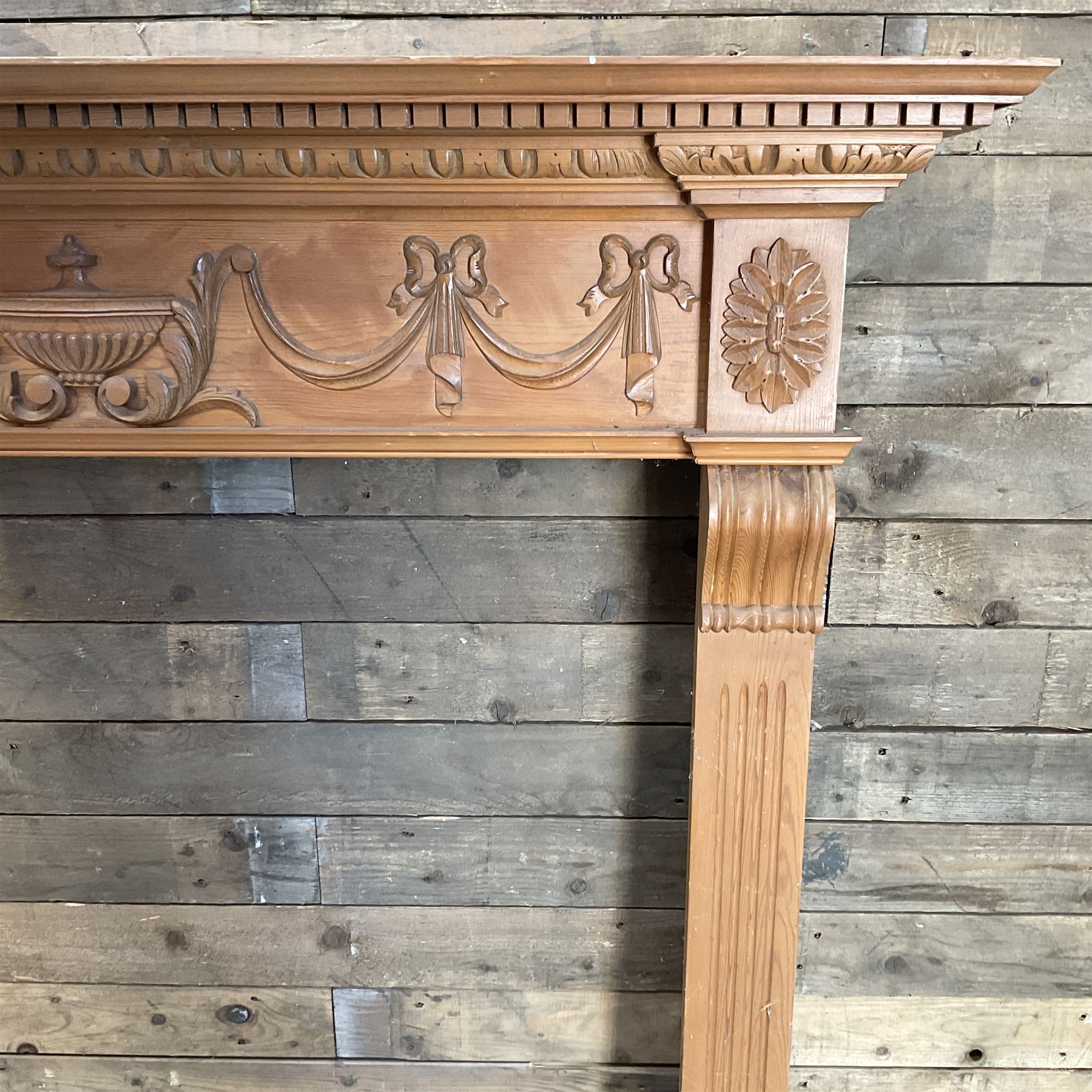 Solid pine Adams design fire surround (surround only)