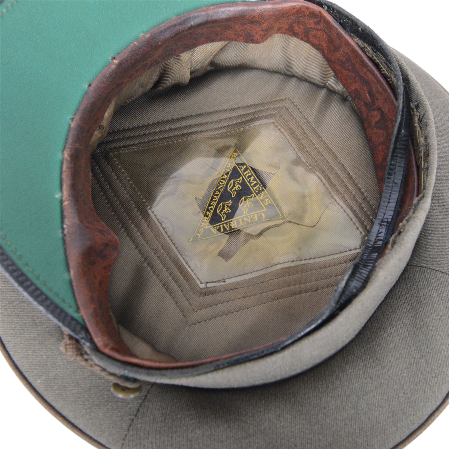 WWII Swedish army officer's peaked cap
