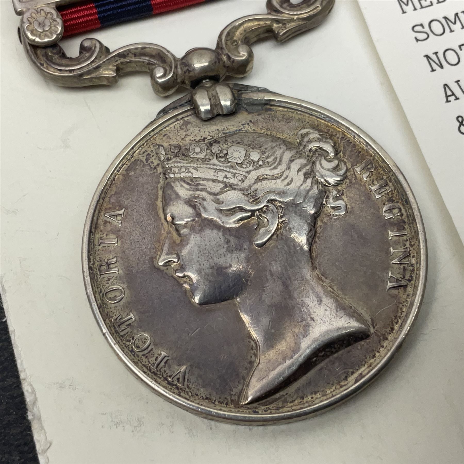 Victoria India General Service Medal 1854-95 with Burma 1885-7 clasp awarded to 1020 Pte. J. Wright 2nd Btn. Liverpool Regiment; with ribbon