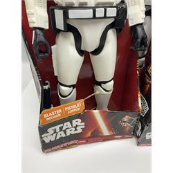 Star Wars - seven Jakks Pacific Big-Figs comprising Death Trooper, Kylo Ren, Darth Maul, First Order Stormtrooper, Poe Dameron, The Inquisitor and Executioner Trooper; all boxed; and another unboxed (8)