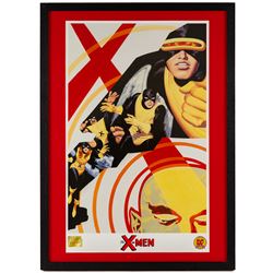 Four limited edition Dynamic Forces Marvel prints, comprising Universe X Premiere lithograph remarked and signed by artist Alex Cross limited no. 21/99, X-Men Death of Phoenix signed by artist Jae Lee, limited no. 7/1980, both with certificate of authenticity and two unsigned prints The Punisher and The Xmen, largest H67cm, W38cm (4)