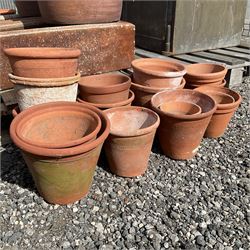 Sankey Bulwell, terracotta garden pots - provenance Sand Hutton (20)