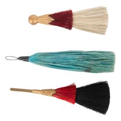 Three military plumes, comprising Irish Guard, Hussars and Rifles 