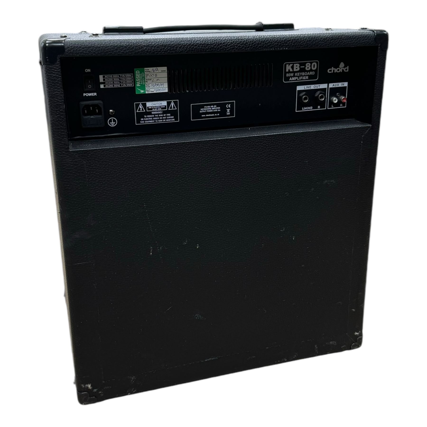 Chord KB-80 keyboard amplifier, H50cm