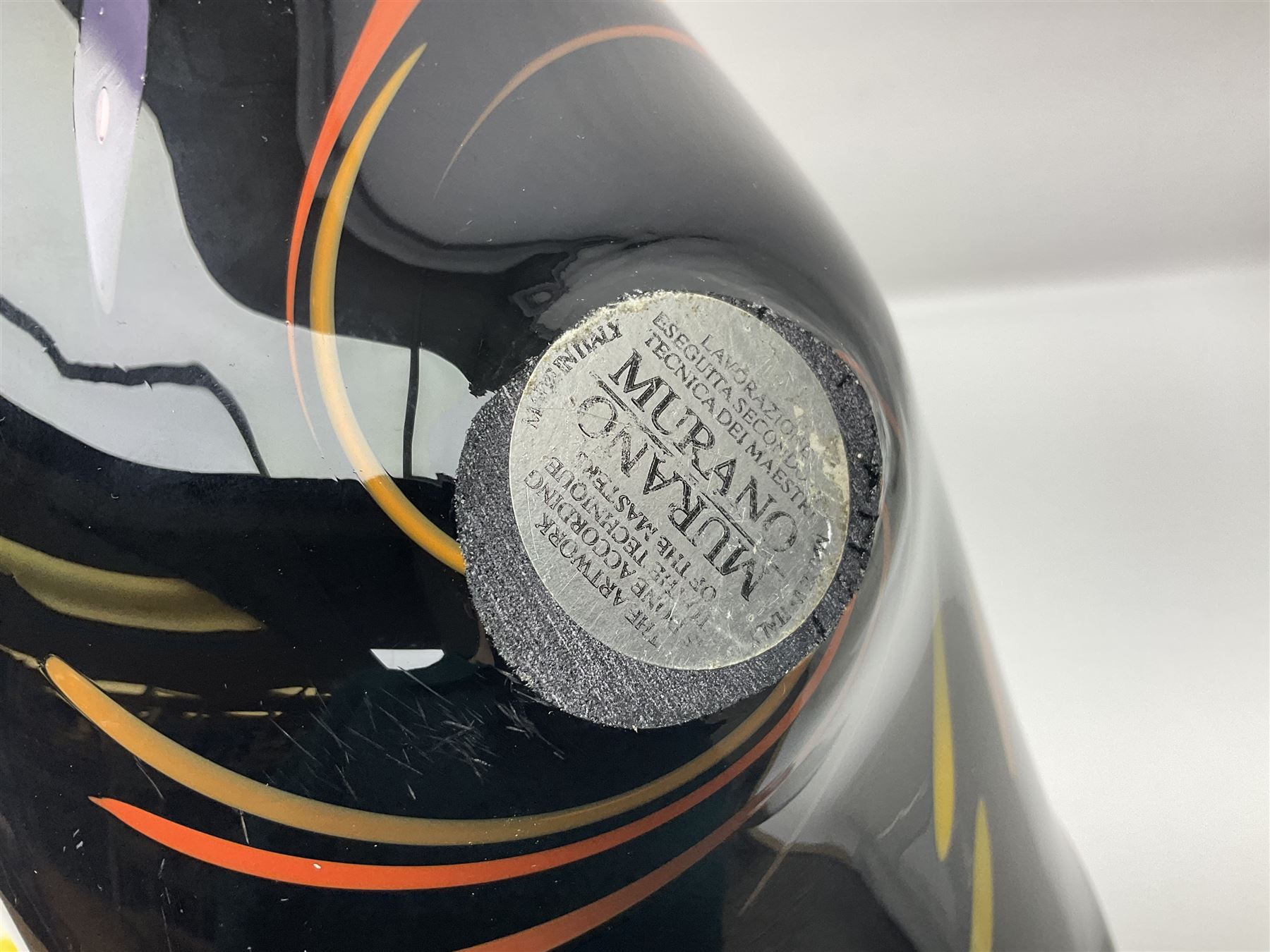 Murano glass dish together with three Myott jugs etc