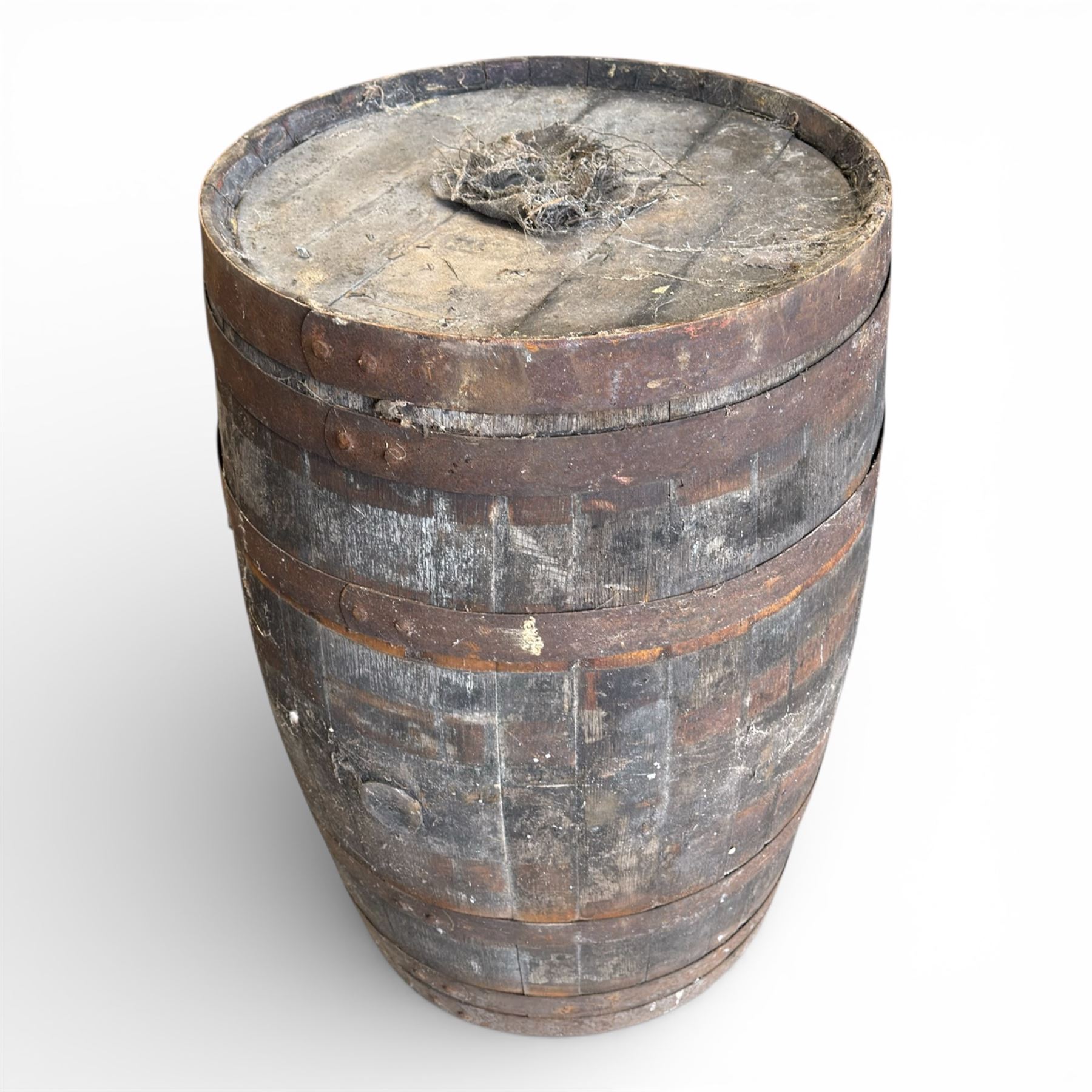 Three Rustic oak coopered barrels