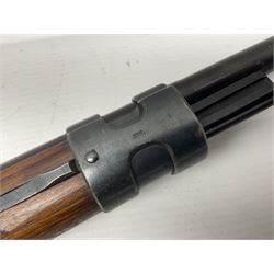 FIREARMS CERTIFICATE REQUIRED - BLANK FIRING Mauser 792 by 57 Mod.98 bolt action rifle marked BYF 41, re-proofed for .308 Winchester blank firing, with 61cm (24