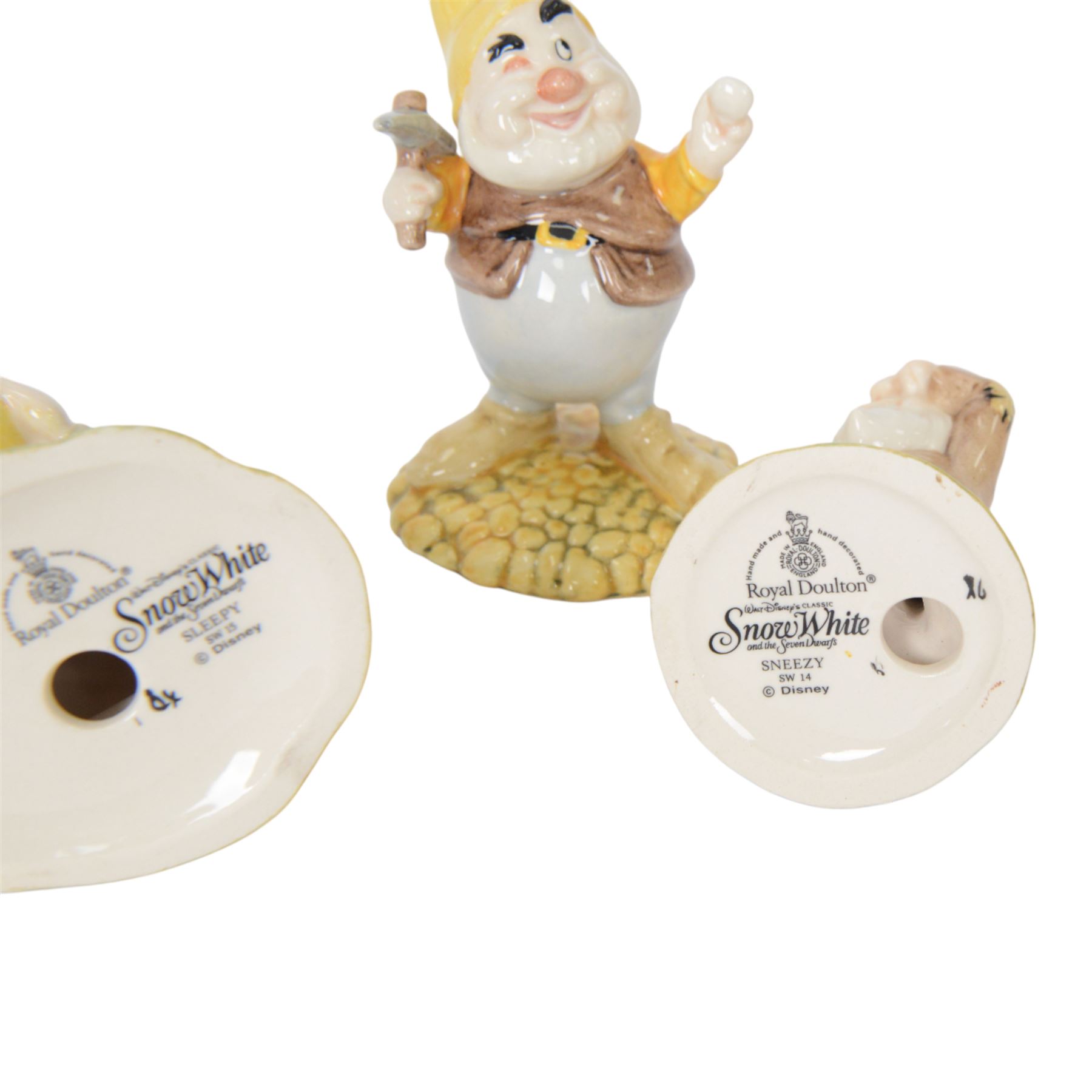 Royal Doulton Snow White and the Seven Dwarfs, all with boxes 