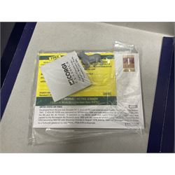 Corgi - Aviation Archive, eight models comprising three ‘Military’ and five ‘Berlin Airlift’ 1:144 scale models, to include limited editions AA31502 Bristol Britannia 312F ‘XX-367’ ‘Team Spirit’ A&AEE Boscombe Down no.686/2500; 48104 Boeing C-97A Stratofreighter Military Air Transport Services no.2815/4000; 47205 Avro York - RAF; 47403 Avro Lancastrian; all boxed (8)