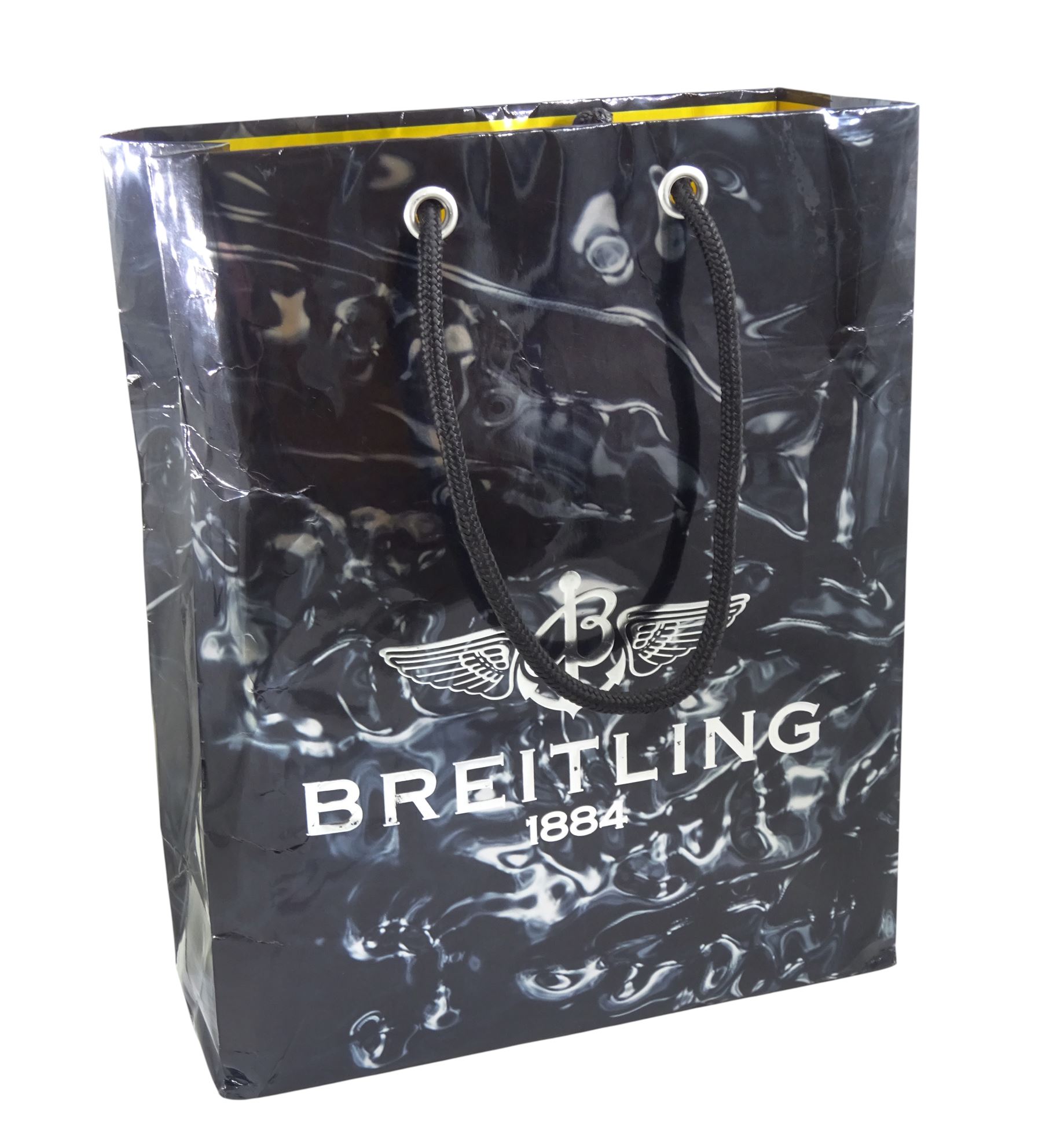 Breitling Superocean gentleman's automatic chronograph wristwatch, Ref. A133340, silvered dial with blue subsidiary seconds dials, on original stainless steel bracelet, with fold-over clasp, boxed with additional links and warranty card dated 2009