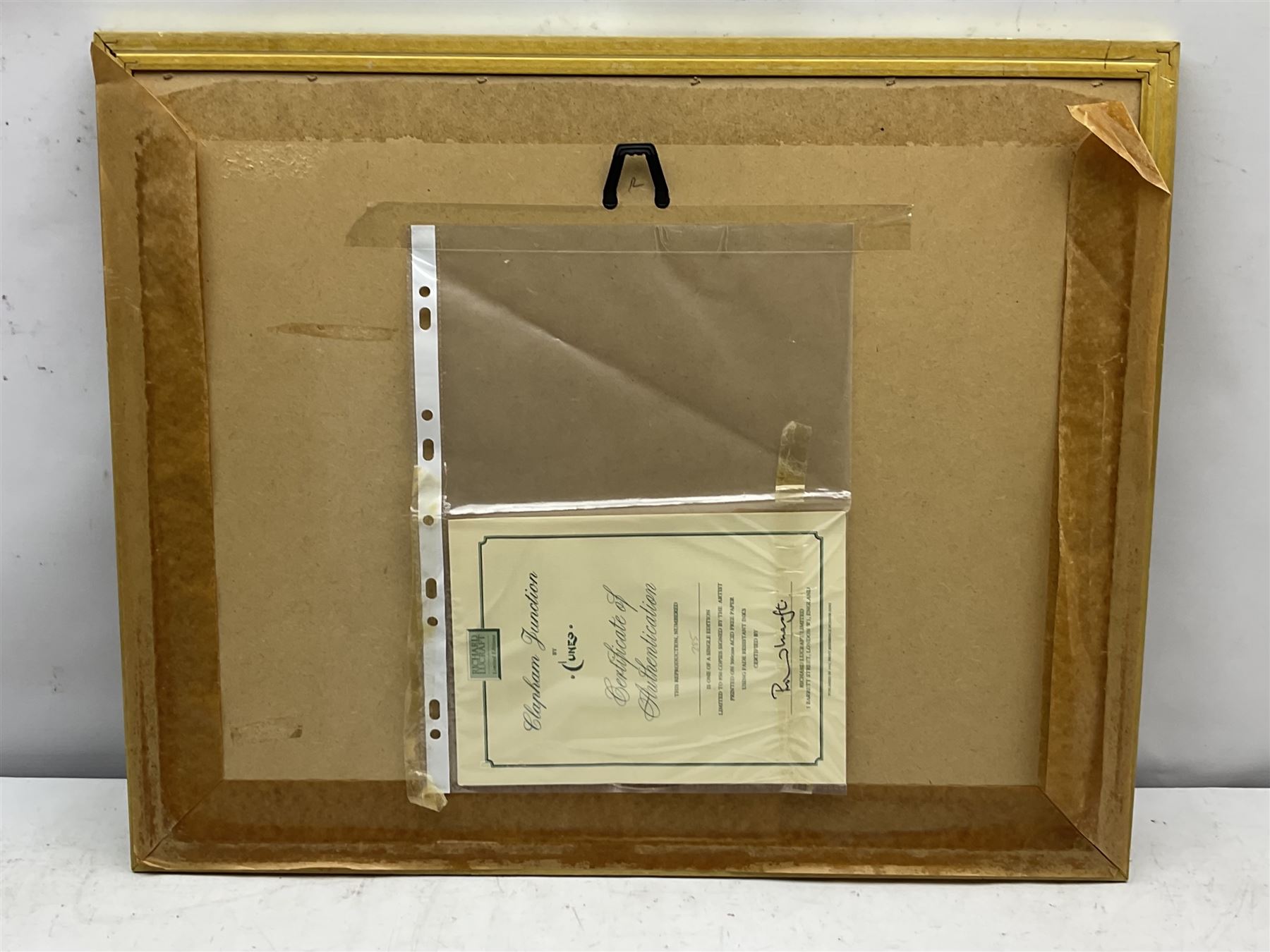 Terence Cuneo (British 1907-1996): 'Clapham Junction', limited edition chromolithograph signed and numbered 285/850, certificate verso 31cm x 41cm 