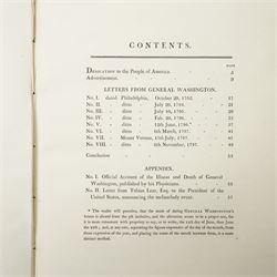 ‘Washington’s Letters’ – A volume containing facsimiles of President George Washington’s letters to Sir John Sinclair Bart M.P. published in London 1800, original boards and with the book plate of Sir William Strickland 6th Baronet of Boynton. Sir William Strickland d1834 was a keen naturalist with an interest in agriculture.
In 1795 he travelled to America where he met Thomas Jefferson, the 3rd President.(d 1826)
He published a survey on American agricultural methods, land prices and wages etc ‘Journal of a Tour of the United States of America 1794-1795’.
He evidently had an interest in coins and may have been in Philadelphia when America's first coinage was struck as he brought early examples home with him.
In 1819 his daughter Priscilla married Charles Winn d1874  the owner of the Nostell Priory estate.
Their descendent Roland Winn, 4th Baron St Oswald d 1984 sold 30 of the American coins at Christie’s in 1964 and in 2015 a flowing hair dollar was sold as part of the D Brent Pogue collection for almost five million dollars
