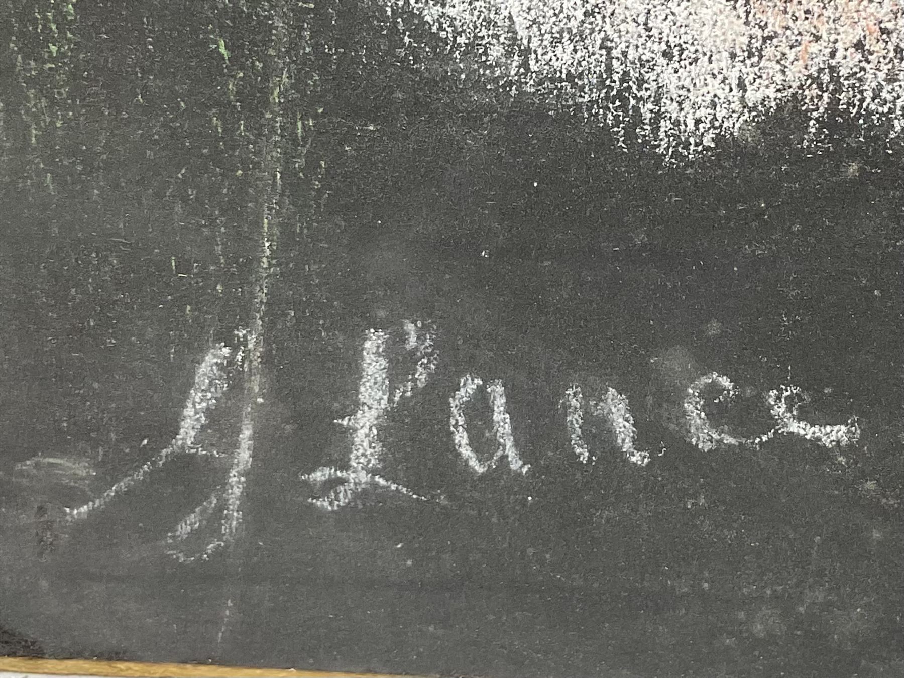 G Lance (British 20th century): Female Figures and Dancers, folio of twelve chalk on board studies signed max 78cm x 60cm