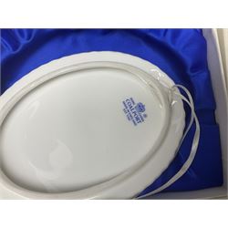 Royal Crown Derby duck, together with Emma Bridgewater mug, Coalport wall plaque and other ceramics and glassware etc, in three boxes 