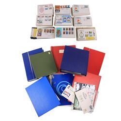 Great British and World stamps, including Isle of Man covers, other first day covers, Stat...