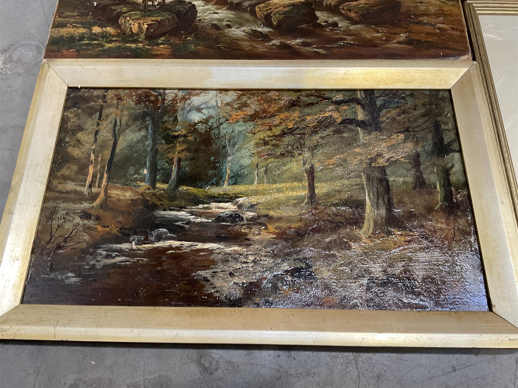Collection of oil paintings and watercolours, artists including Geoffrey H Poole, Thomas Monro, Paul Marny, Robert Clarkson of Scarborough, classical watercolour, etc (16)