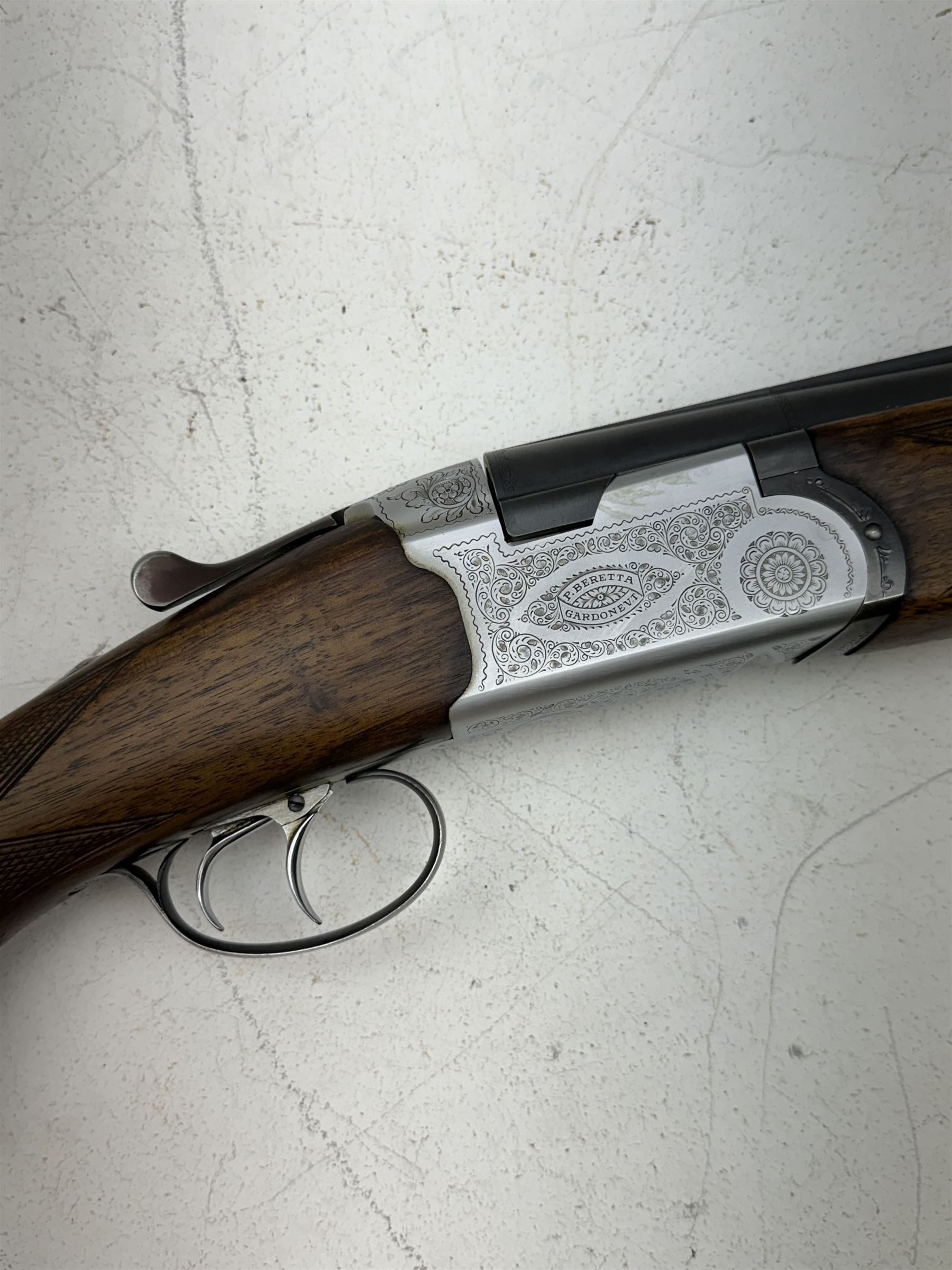 SHOTGUN CERTIFICATE REQUIRED - Italian Beretta S56E 12-bore over under shotgun, double trigger 71cm (28