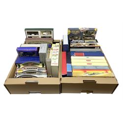 Large collection of die-cast sets including Qantas The Spirit of Austalia, North Yorkshire Moors Railway, Exclusive First Editions Volume 1 and other sets in two boxes (35)