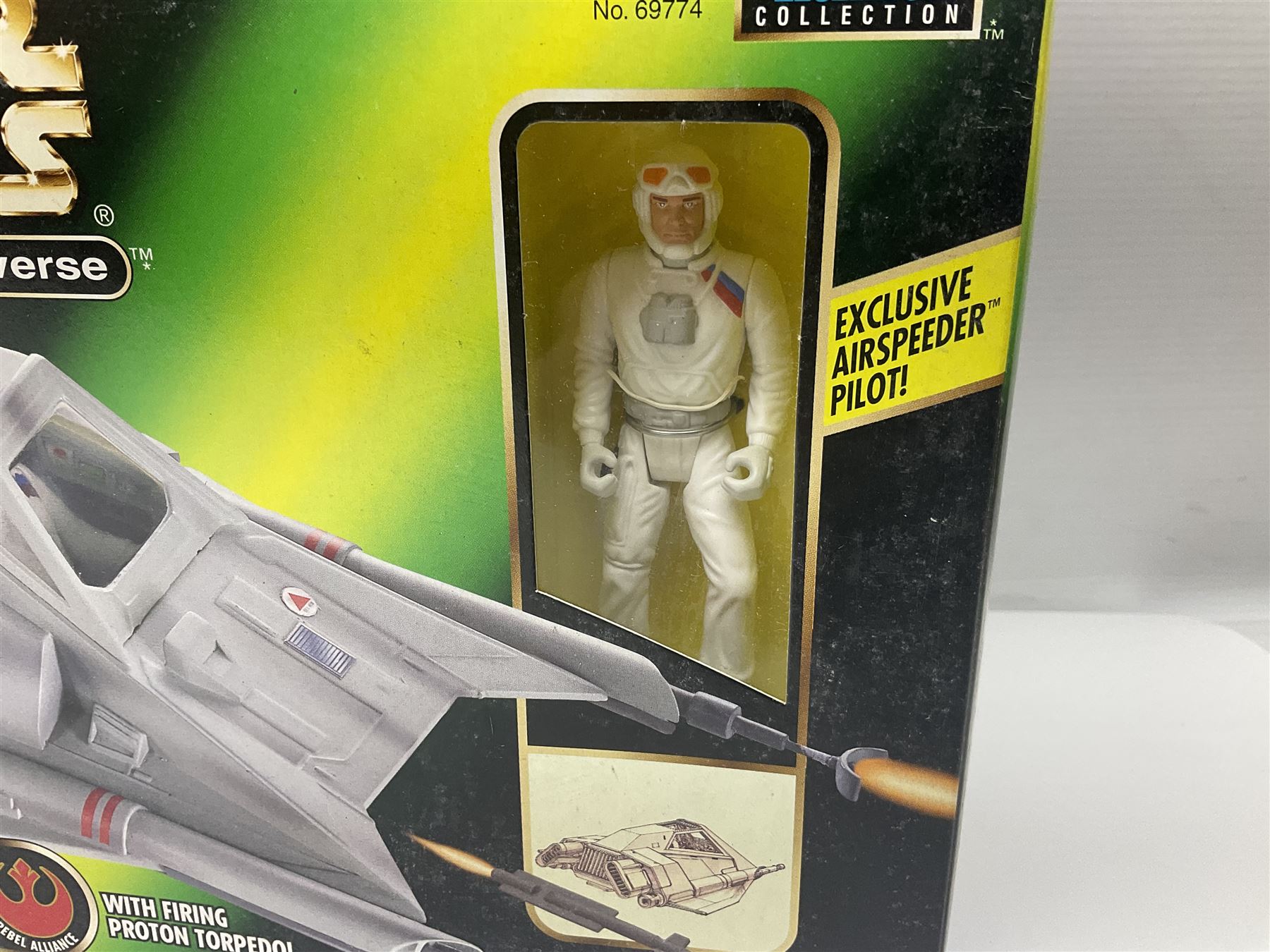 Star Wars - La Guerra De Las Galaxias La Guerre Des Etoiles/Shadows of the Empire - TIE Fighter; Cloud Car; Airspeeder; Landspeeder; Death Star Escape; Detention Block Rescue; Imperial Speeder Bike; Boba Fett IG-88; and Crowd Control Stormtrooper; all boxed/carded (9)