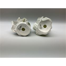 A group of eight Royal Doulton figures, comprising Simone HN2378, Amy HN3854, Fragrance HN2334, Louise HN3207, Adrienne H2304, Michele HN2234, Fine Lady HN2193, Winsome HN2220 and a Coalport figure, Polly. 