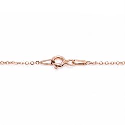 Gold and silver ruby and diamond pendant, single round brilliant cut diamond, surrounded by calibre cut rubies and round brilliant cut diamonds, suspending from a fancy pendant set with further diamonds, on a rose gold plated silver chain necklace, total diamond weight approx 0.30 carat, total ruby weight approx 0.30 carat