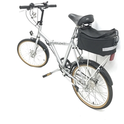 Cresswell Fold-it folding bicycle with pannier