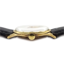 Record de luxe Swiss made gentleman's 9ct gold presentation wristwatch hallmarked