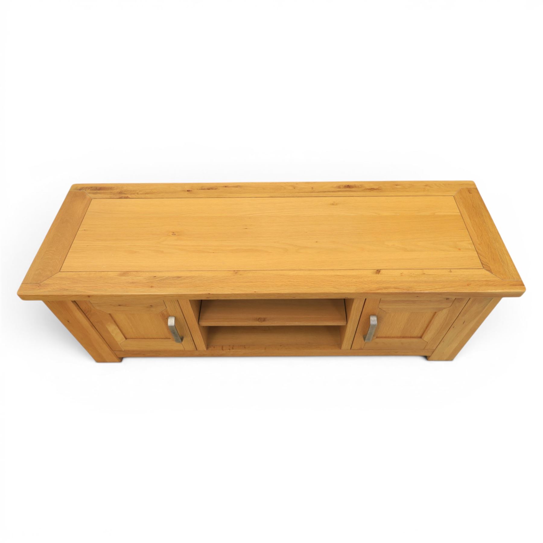 Contemporary oak media or television unit