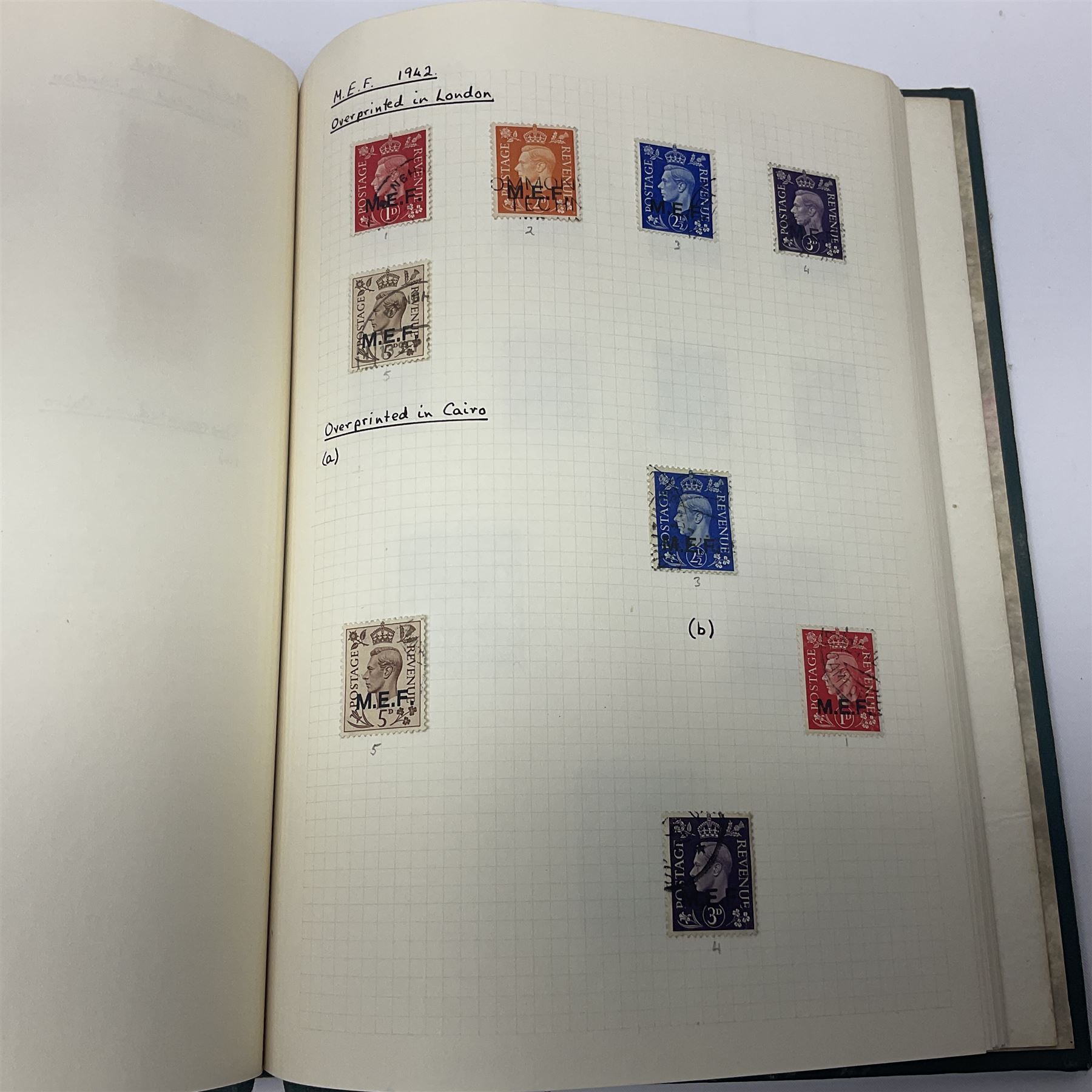 Stamps including British occupation of Italian Colonies overprints, French Morocco stamps with Tanger overprints, surcharges etc, housed in two albums