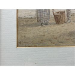 Edward C Booth (British 1821-post 1893): 'A Helping Hand', watercolour signed titled and dated 1893, 33cm x 23cm
Provenance: private collection, purchased Bairstow Eves Whitby September 2001
