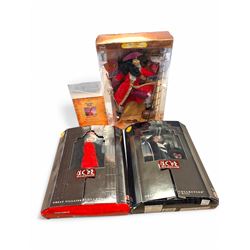 Three Mattel Disney Villains dolls, comprising Limited Edition Masters of Malice Captain H...