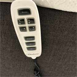 Sherborne 3' single electric adjustable bed with Tempur mattress, W96cm, H104cm, L202cm
