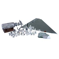 Collection of Swarovski and similar, including dogs, birds, animals etc