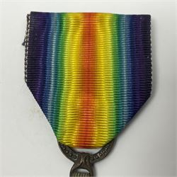WWI Greek Victory Medal with ribbon