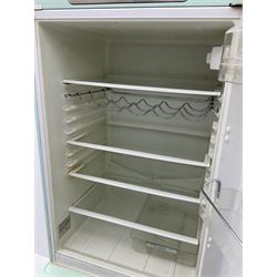 Smeg light blue finish fridge freezer, model no. S32STRP3