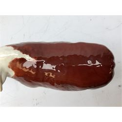 Three Beswick models comprising Hereford Bull no 949, 'CH Cutmil Cupie' Pug, and bay Shire horse, all with printed marks beneath