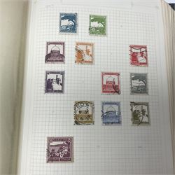 Great British and World Queen Victoria and later stamps, including imperf and perf penny reds, half penny 'bantams', King Edward VII five shillings,  Straits Settlements, Ceylon, New Zealand, Canada, India etc, housed in a single album