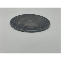 William and Mary 1689 halfcrown coin