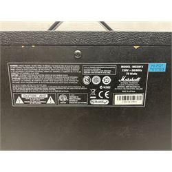 Marshall MG Series 30DFX amplifier L47.5cm; with Marshall MG fully programmable foot controller; both boxed (2)